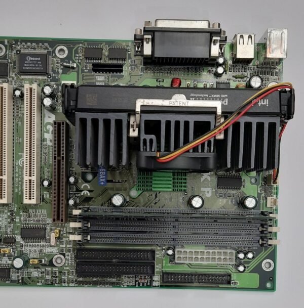 NMC 6BAX+ Slot 1 ISA AGP retro Mainboard + Intel Pentium II 400MHz + 64MB SD-RAM - Image 3