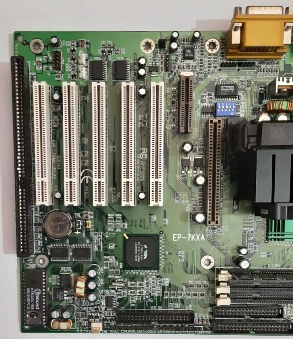 Epox EP-7KXA Slot A ISA AGP retro Mainboard + AMD Athlon 600MHz + 512MB SD-RAM - Image 2