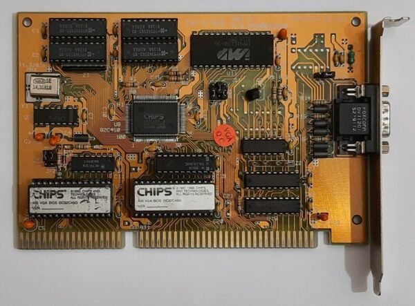 GW-V16A ISA Grafikkarte (Chips F82C450, 256KB, Octek?, 1991)