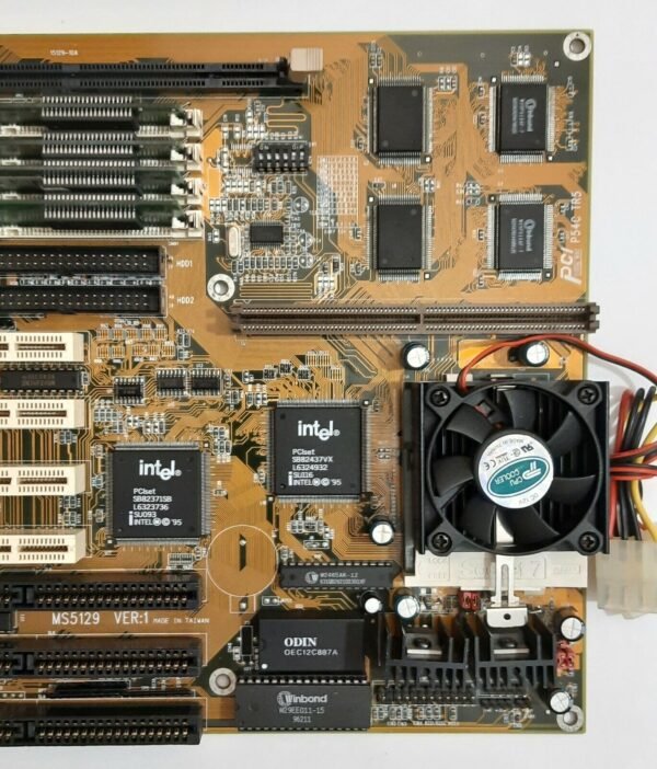 MSI MS-5129 i430VX Sockel 7 ISA Mainboard + Pentium 166MHz + 32MB RAM - Image 3