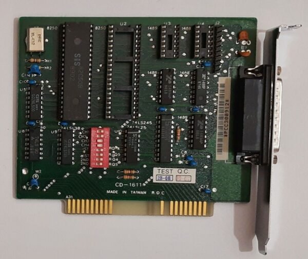 CD-1611 RS-232 ISA Controller (COM, serieller Port, 8-bit, 1989)