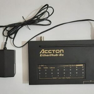 Accton EtherHub-8s (EN2040, BNC, RJ45, 10Mbit, Retro)