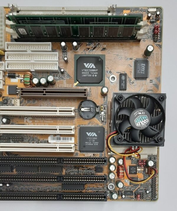 Shuttle HOT-591P Super Sockel 7 ISA AGP Mainboard + AMD K6-2 400MHz + 192MB RAM - Image 3