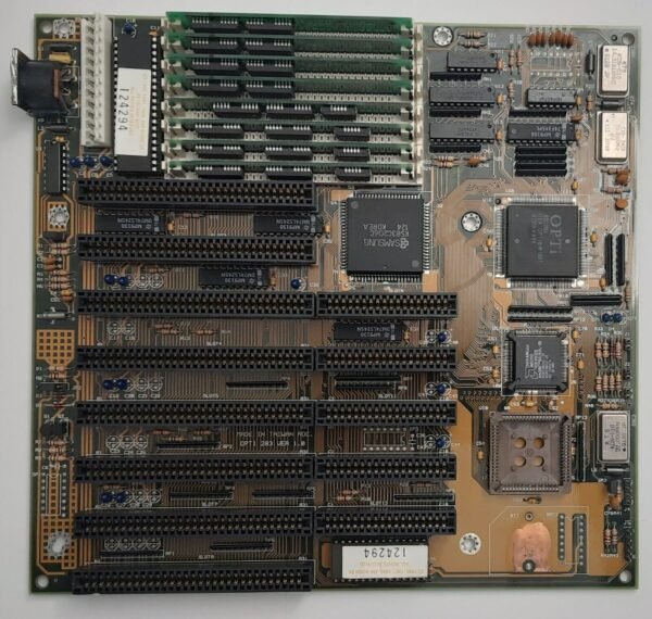 DataExpert Opti 283 ISA 80386 retro Mainboard + AMD 80386SX 25MHz + 5MB RAM - Image 2
