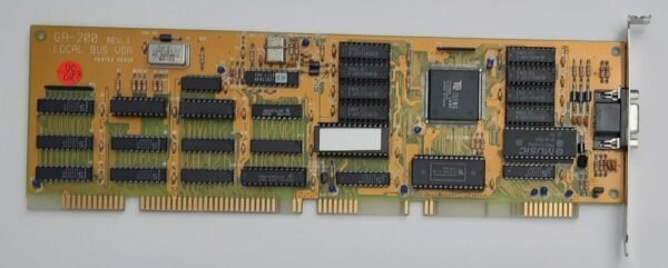 Gigabyte GA-200 Local Bus Grafikkarte (Tseng ET4000AX, 1MB, retro, 1992)
