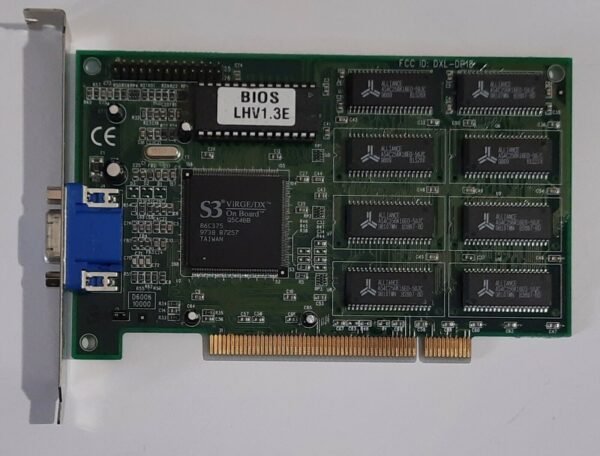 Lung Hwa Electronics DP18 PCI Grafikkarte (S3 ViRGE/DX, 86C275, 4MB, 1997)