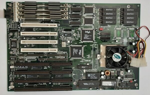 Amptron PM-7500 Sockel 5 ISA retro Mainboard + Pentium 75MHz + 32MB EDO RAM