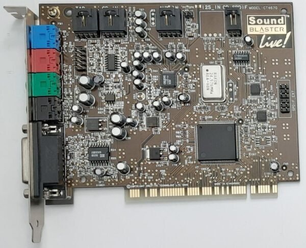 Creative Sound Blaster Live! PCI Soundkarte (CT4670, EMU10K1, retro, 1998)