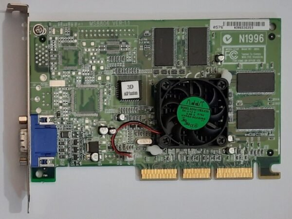 MSI Starburst 32 AGP Grafikkarte (nvidia TNT2 pro, 32MB, MS-8806, 2000)