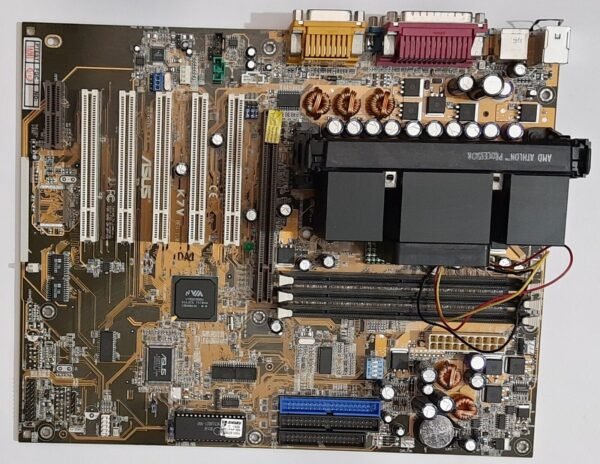 ASUS K7V Slot A ISA AGP retro Mainboard + AMD Athlon 800MHz