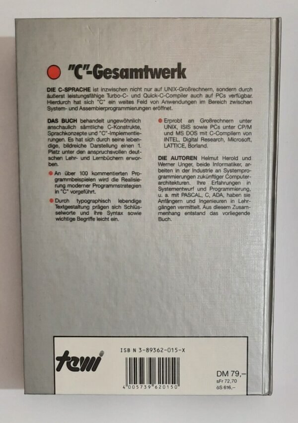 H. Herold / W. Unger - "C" Gesamtwerk (1988) - Image 2