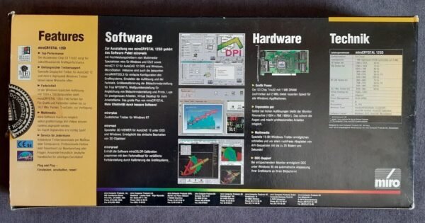 miro Crystal 12SD VLB Grafikkarte (S3 Trio32, 86C732-P, 2MB, 1995, OVP) - Image 2