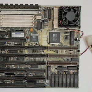 QDI SIS 486 P3 GREEN PC ISA Mainboard + Intel 80486DX2 66MHz + 32MB RAM