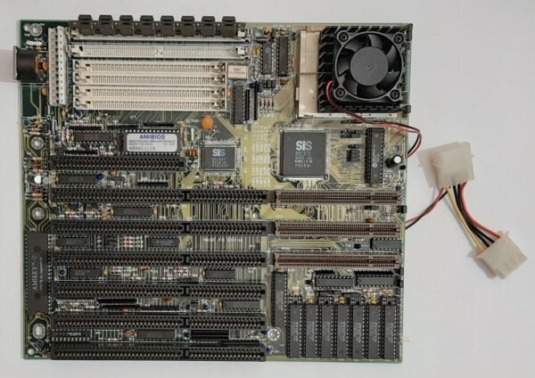 QDI SIS 486 P3 GREEN PC ISA Mainboard + Intel 80486DX2 66MHz + 32MB RAM