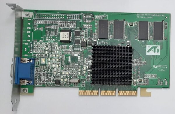 ATI Rage 128 pro AGP Grafikkarte (32MB, retro, 2000)
