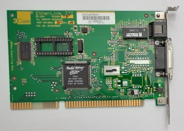 3COM EtherLink III 3C509B-TP ISA Netzwerkkarte (RJ45, retro, 1994)