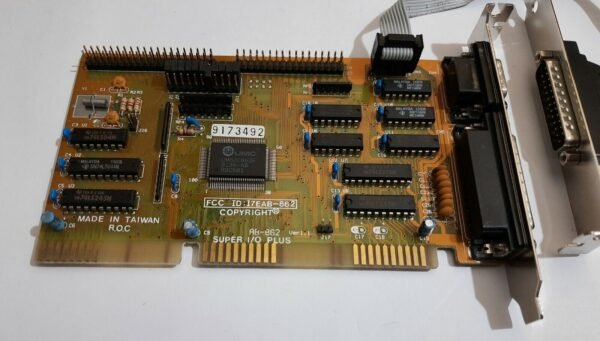 Ambition Technology AB-862 Super I/O Plus Multi-I/O IDE Floppy ISA Controller - Image 2