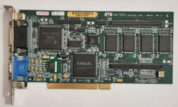 Matrox Millennium PCI Grafikkarte (MGA-2064W, MIL/4 8I, 4MB, 1997)