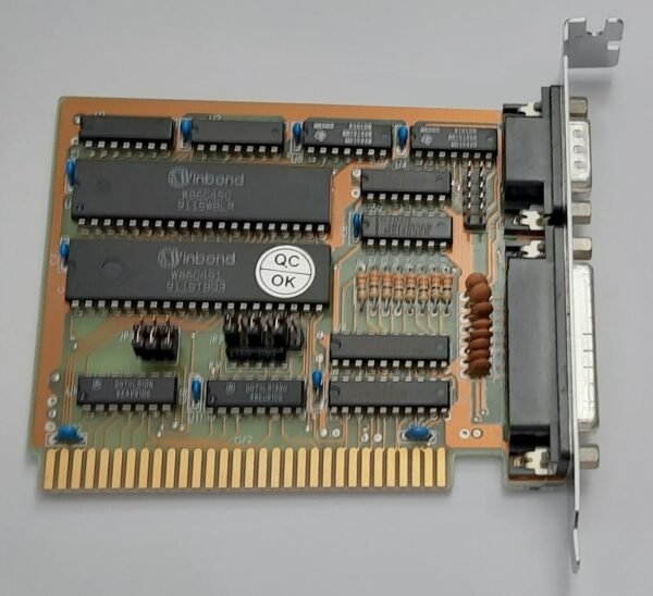 Suntra 8-bit ISA Multi-I/O Controller (RS-232, COM, seriell, LPT, Winbond, 1991) - Image 2