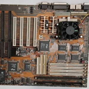 PCChips M536 i430VX Sockel 7 ISA retro Mainboard + Pentium MMX 200MHz + 64MB RAM