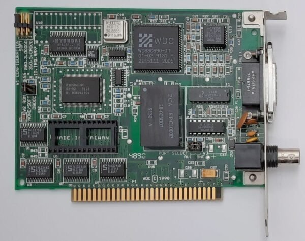 Western Digital WD8003EP 8-bit ISA Netzwerkkarte (BNC, Koax, retro, 1991)