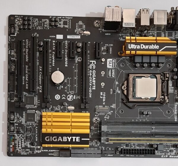 GIGABYTE GA-Z97X-UD3H Sockel 1150 Mainboard + Intel Core i3-4130 + 4GB DDR3 RAM - Image 2
