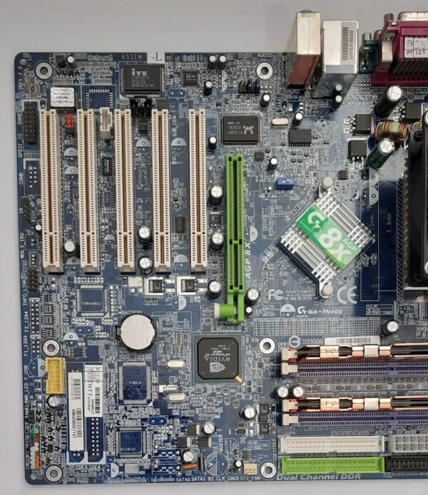 Gigabyte GA-7N400 Sockel A AGP retro Mainboard + AMD Athlon XP 2800+ + 1GB RAM - Image 2