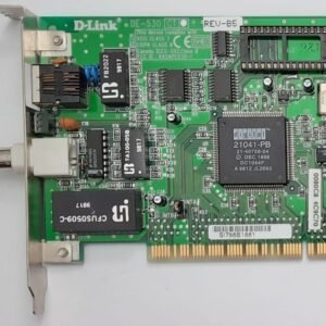D-LINK DE-530CT+ PCI Netzwerkkarte (DEC 21041-PB, RJ45, BNC, retro, 1998)