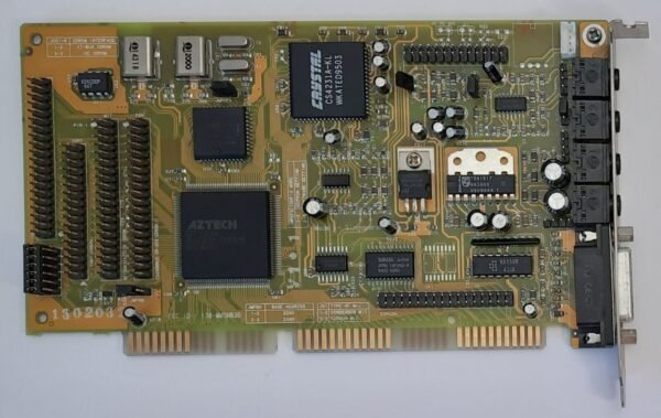 Aztech Washington 16 ISA Soundkarte (I38-MMSN830,  AZT-2316, CS4231, OPL3, 1995)