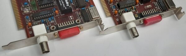 2x ENET AMD LANCE ISA Netzwerkkarte (BNC, Koax, Am7990, rot, retro, 1988) - Image 4