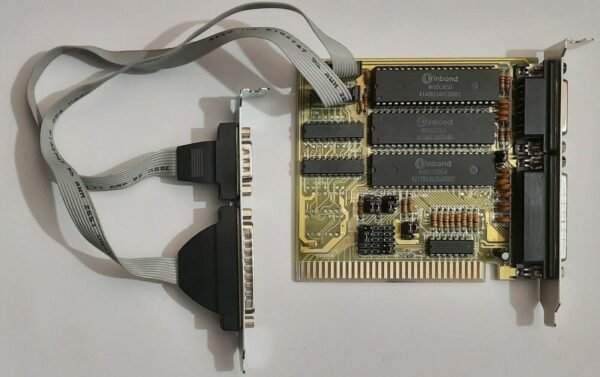 ATIO-V8 ISA 8-bit Multi-I/O Controller (COM, LPT, retro, 1994)