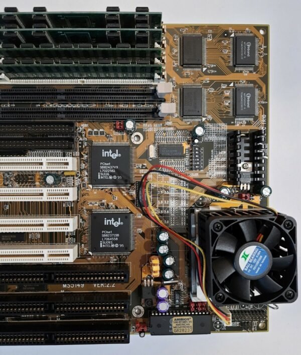 MSI MS-5149 Sockel 7 ISA retro Mainboard + Intel Pentium 166MHz + 64MB EDO RAM - Image 3