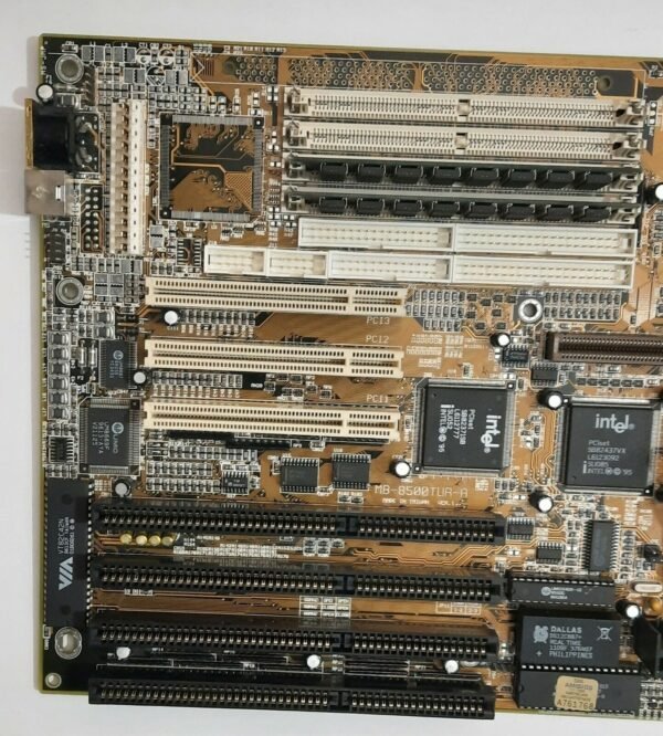 Biostar MB-8500TUR-A Sockel 7 ISA Mainboard + Intel Pentium 150MHz + 32MB RAM - Image 2