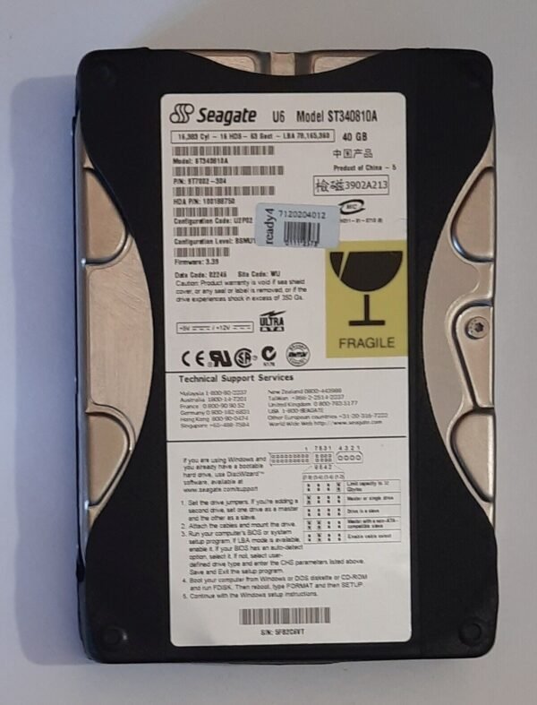 Seagate ST340810A IDE Festplatte (40GB, 2002)