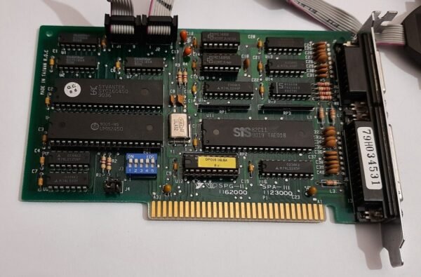 AUVA VIP SPG-II 8-bit ISA Multi-I/O Controller (LPT, COM, 1988) - Image 2