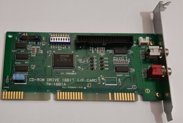 Mitsumi CD-ROM DRIVE 16BIT I/IF Card ISA Controller (74-1881A, 1994) - Image 2