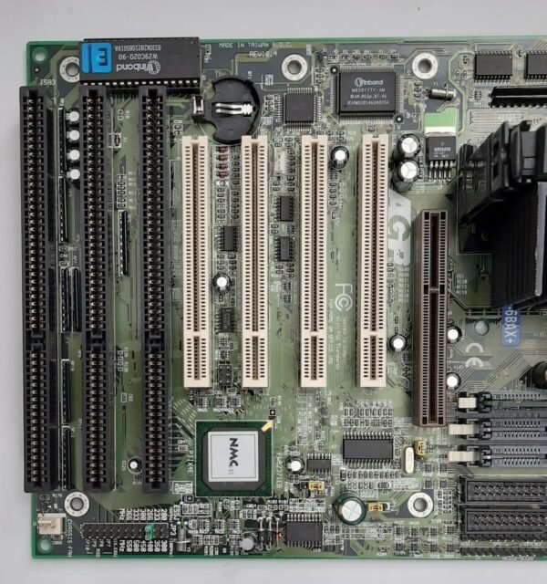 NMC 6BAX+ Slot 1 ISA AGP retro Mainboard + Intel Pentium II 400MHz + 64MB SD-RAM - Image 2