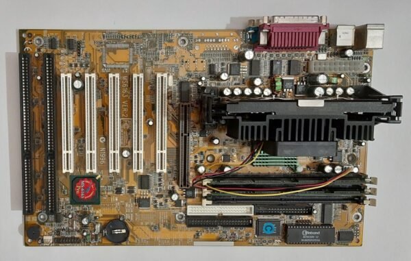 MSI MS-6163 Pro Slot 1 ISA AGP retro Mainboard + Pentium III 733MHz + 256MB RAM