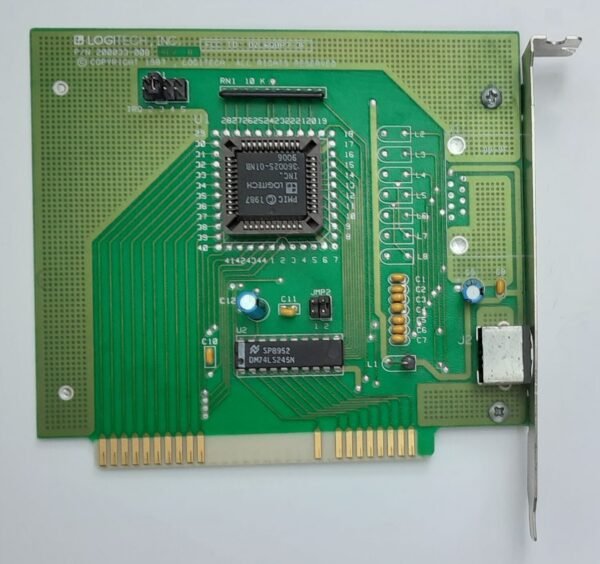 Logitech 200033-00B 8-bit ISA Controller (DZL6QBP7-3F, bus mouse, retro, 1988)