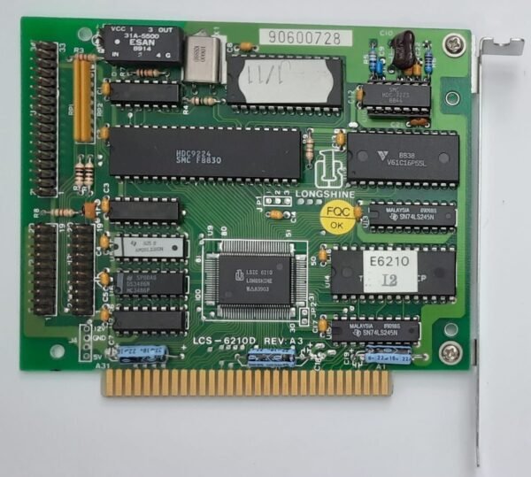 Longshine LCS-6210D 8-bit ISA MFM Controller (retro, 1989)
