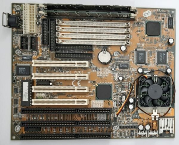 Chaintech 5TDM1 i430TX Sockel 7 ISA retro Mainboard + AMD K6 233MHz + 64MB RAM