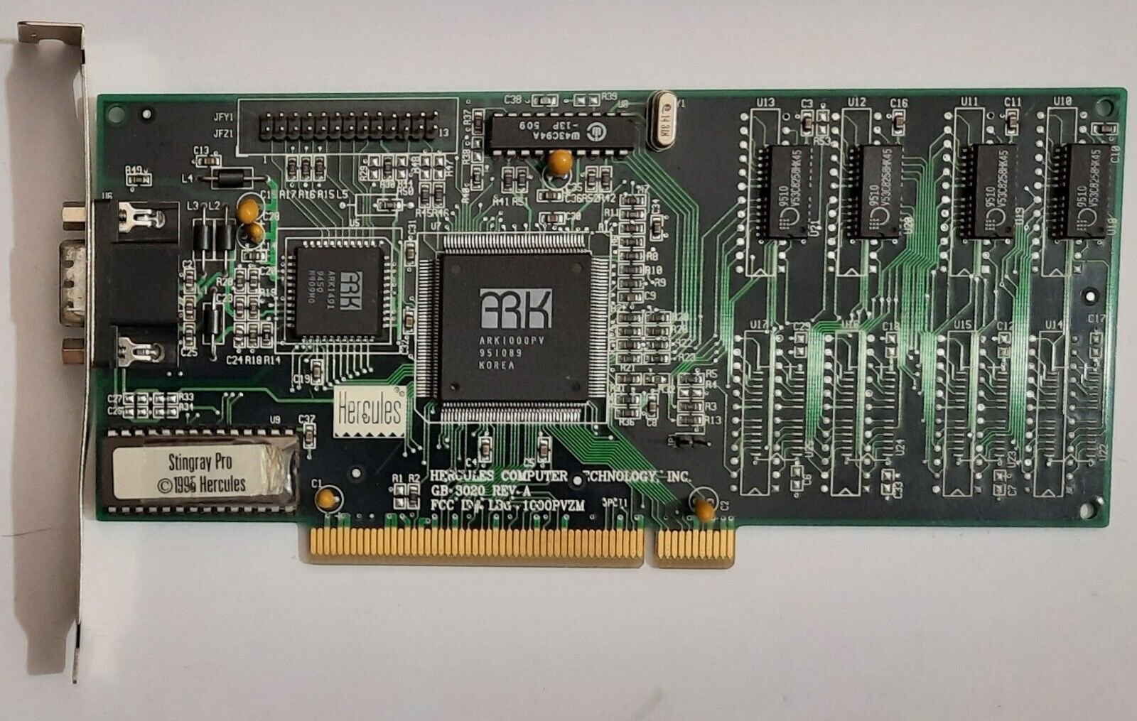 Hercules Stingray Pro PCI Grafikkarte (ARK1000PV, 1MB, retro, 1995)