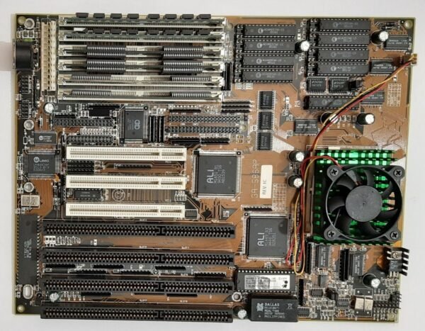 Gigabyte GA-586AP ISA Sockel 5 retro Mainboard + Intel Pentium 75MHz + 24MB RAM