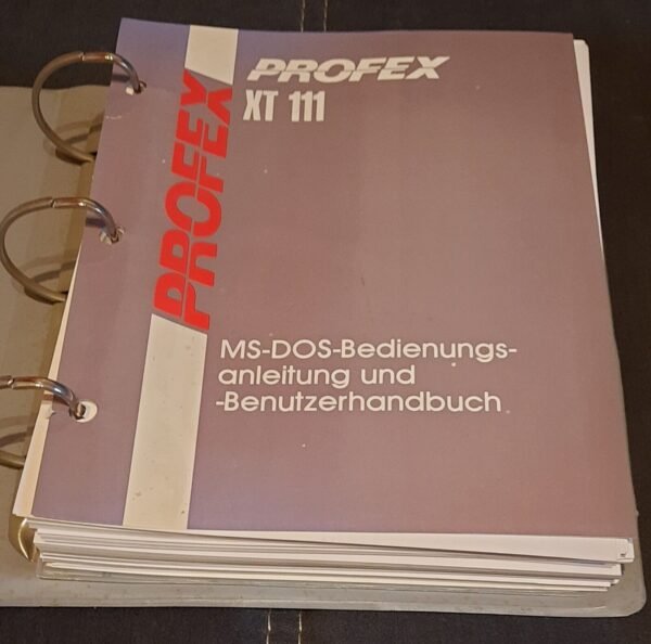 Profex XT 111 MS-DOS & GW-BASIC Bedienungsanleitungen (retro, 8088) - Image 2