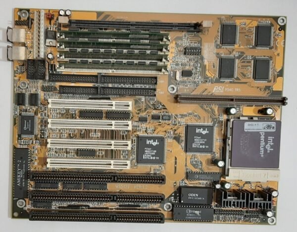 MSI MS-5129 i430VX Sockel 7 ISA Mainboard + Intel Pentium 166MHz + 48MB RAM