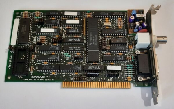 Western Digital WD8003EBT 8-bit ISA Netzwerkkarte (BNC, Koax, retro, 1987) - Image 2