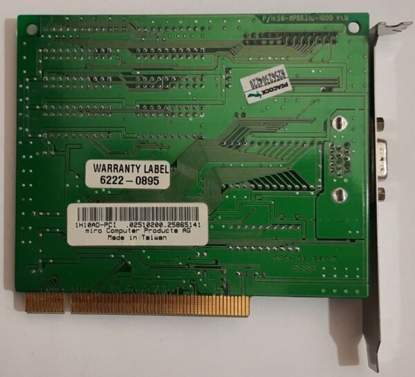 miro Crystal 10AD PCI Grafikkarte (ALG2301.B, 1MB, 1995) - Image 4
