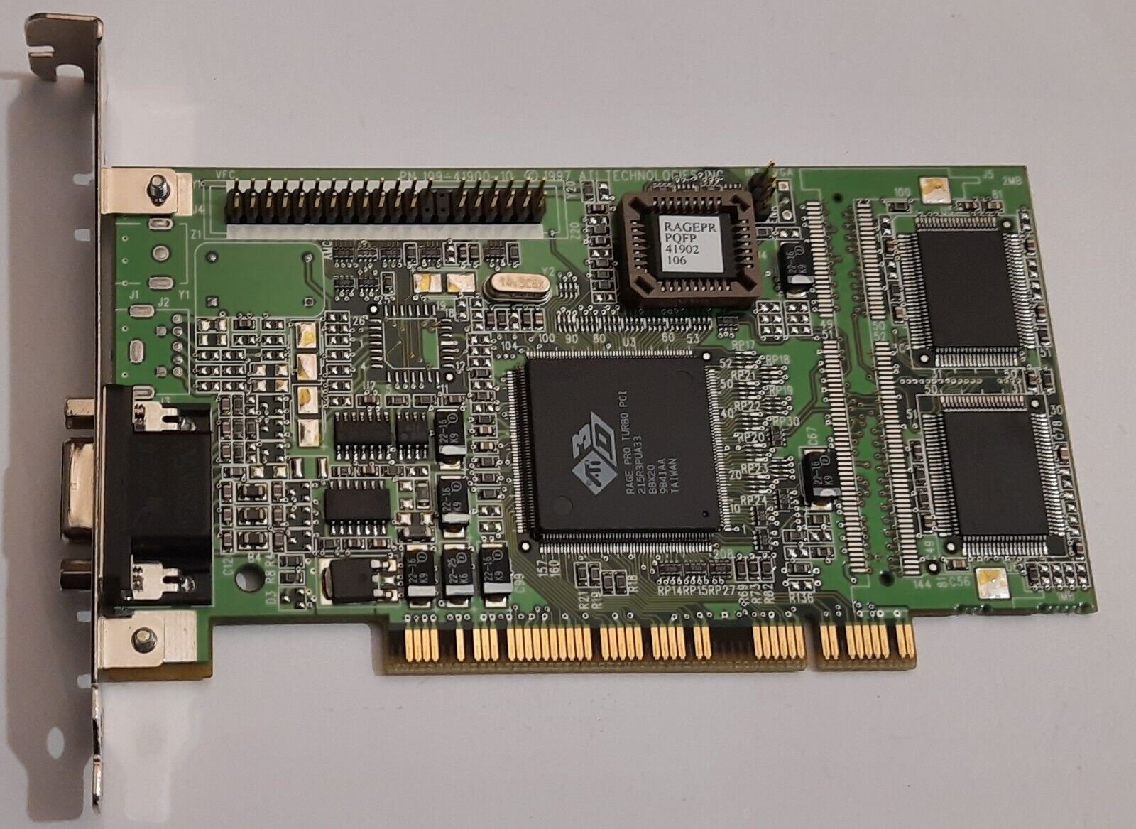 ATI 3D Rage Pro Turbo PCI Grafikkarte (4MB, 109-41900-10, retro, 1997) - Image 2