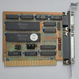 Suntra 8-bit ISA Multi-I/O Controller (RS-232, COM, seriell, LPT, Winbond, 1991)