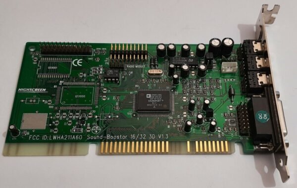 Highscreen Sound-Boostar 16/32 3D ISA Soundkarte (Labway A211A60, AD1816JS,1997) - Image 2